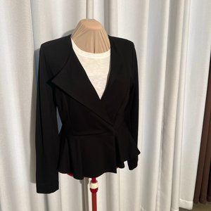 CAbi Black Peplum Blazer